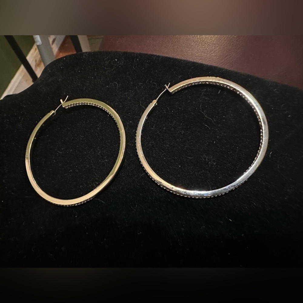 Givenchy Vintage Hoop Earrings Elegant Fashion Jewelry